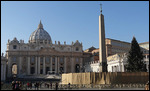 St Peter's being outfitted for Xmas