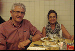 During lunch @ Mario's