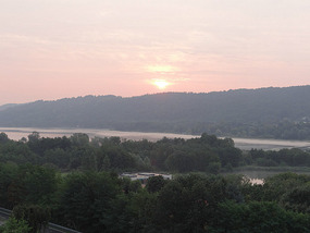 Dawn from our apartment