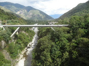 On the Centovalli Alpina express