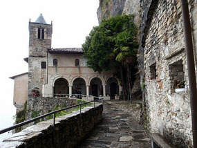 Outside Eremo di Santa Caterina del Sasso Ballaro 