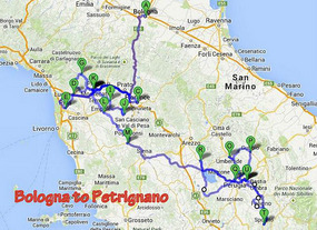 Bologna to Petrignano