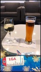 LGA's Delta Sky Club - beer and wine