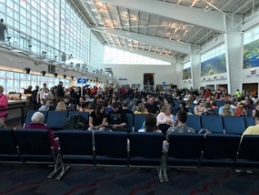 Check in for the cruise