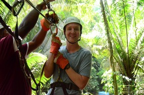 Josh Zip Lining