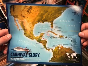 Our cruise route