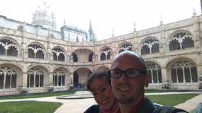 Us at the gorgeous Jeronimus Monastery