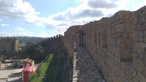 Matt walking those windswept walls