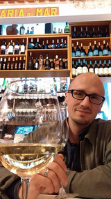 Seafood and wine at Maria do Mar in Nazare