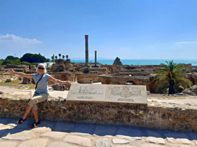 Me at the ruins of Carthage!