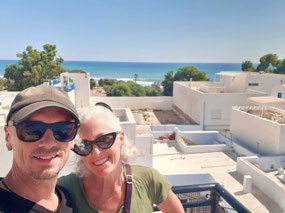 On our dar's rooftop