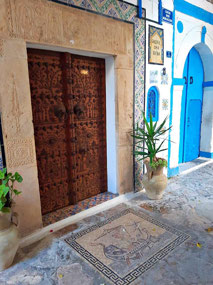 The medina is filled with gorgeous wooden doors
