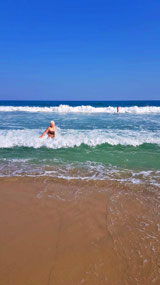 Fun in the Tunisian surf