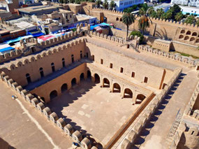 The Rabat's courtyard, from the watchtower
