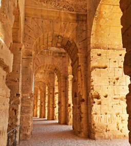 Ancient hallways of the Amphitheater