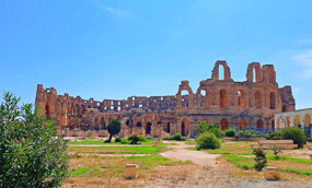 The back of El Jem