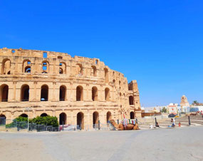 The majestic El Jem Amphitheater