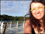 On the deck 