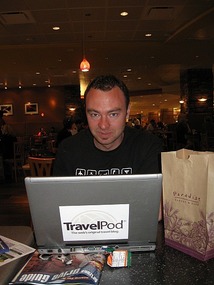 Ryan bored at the airport