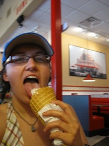 Me vs. frozen custard