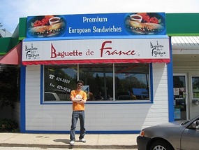 Sylvain and baguettes