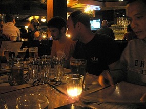 Ryan and Sylvain at Bier Markt