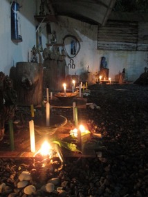 The macumba shrines