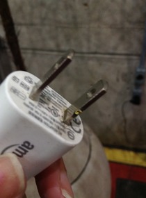 Big chunk out of my plug