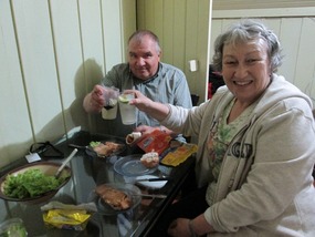 Dinner at my house