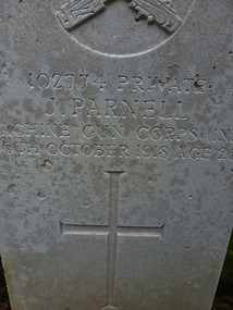 Detail from headstone