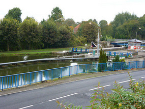 Lock on St Quentin Canal