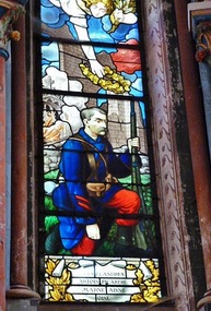 Cherch window ded. to WW1 soldiers