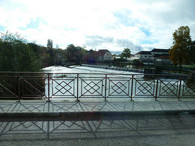 First sight of Seine at Bar-sur-Seine