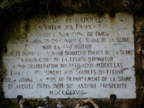Plaque near source