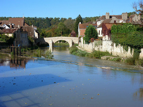 River Brenne at Montbard