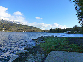 Looking towards campsite