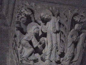 Jesus appears before the Virgin Mary