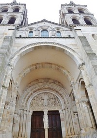 Tympanum over door- Autun Cathedral