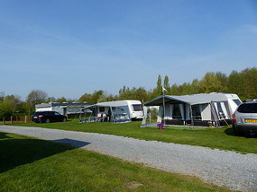 campsite at Bree showing new toilet block