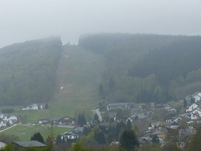 Mist lifted a bit