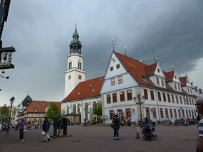 Church and old Rathaus-Celle