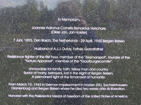 Just one private memorial