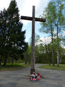 Polish Memorial-originally just birch branches