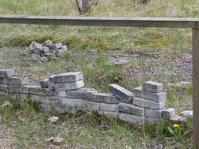 remains of Hungarian hut