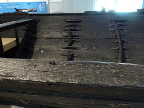 Inside boat