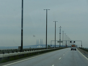 Bridge leading to the Oresund bridge
