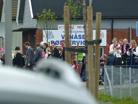 Constitution day parade in village