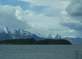 Islands in the fjord