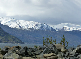 Snowy tops