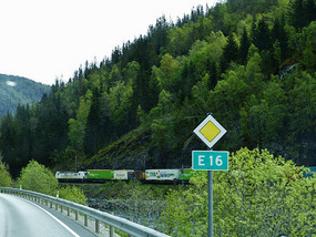 Bergen to Oslo train- very scenic route